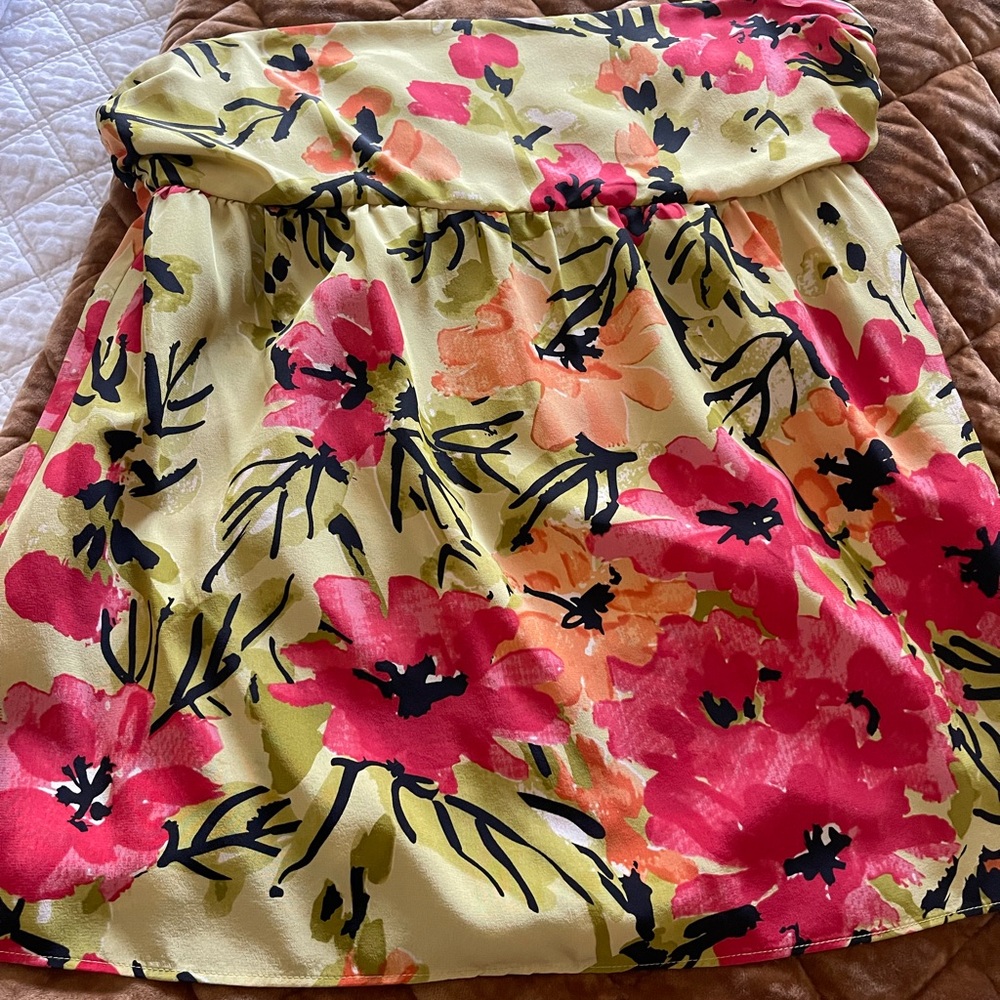Anthropologie silk top size 10